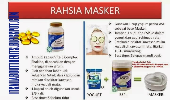 masker vitamin e dan esp